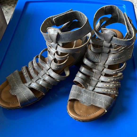 Reiker Gladiator Heeled Sandals EU 38 - Picture 1 of 8